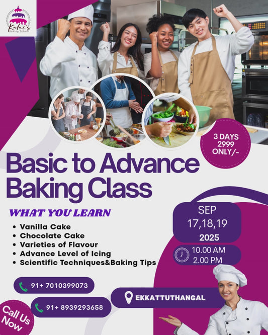 BAKING WORKSHOPS IN CHENNAI